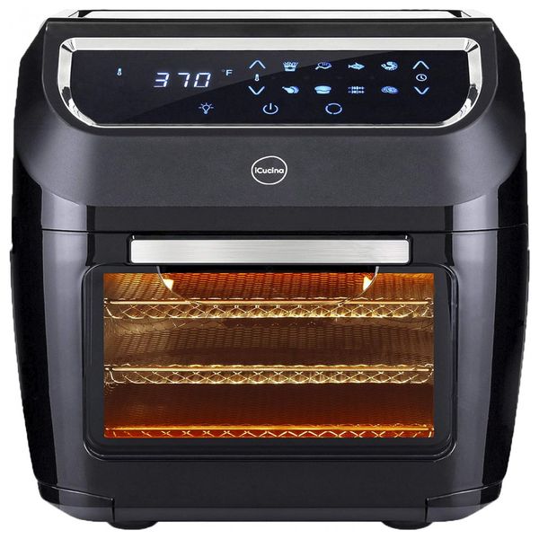 Fritadeira-Eletrica-AirFryer-5.8L-em-Aco-Inoxidavel-com-foto-0