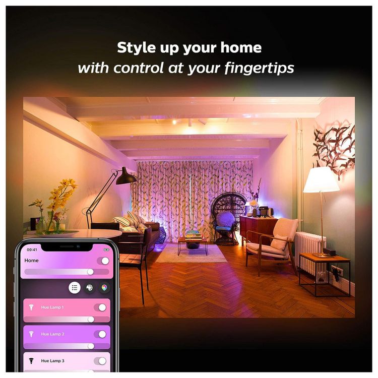 Lampada-LED-Inteligente-Philips-Hue-548503-Luz-Branca-e-foto-1