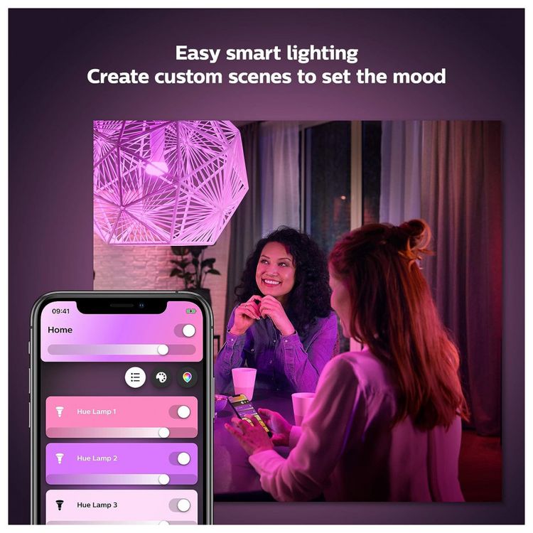 Lampada-LED-Inteligente-Philips-Hue-548503-Luz-Branca-e-foto-2