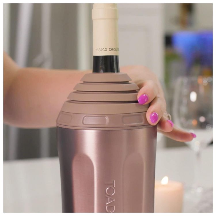 Porta-Garrafa-Termico-para-Vinho-em-Aco-Inoxidavel-com-foto-5