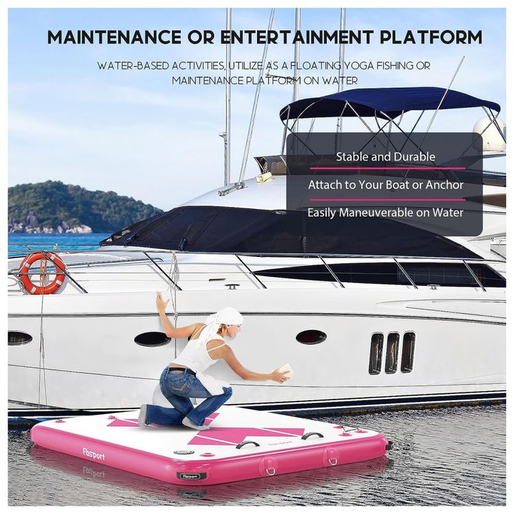 Plataforma-Inflavel-Flutuante-Suporta-ate-2-Pessoas-com-foto-2
