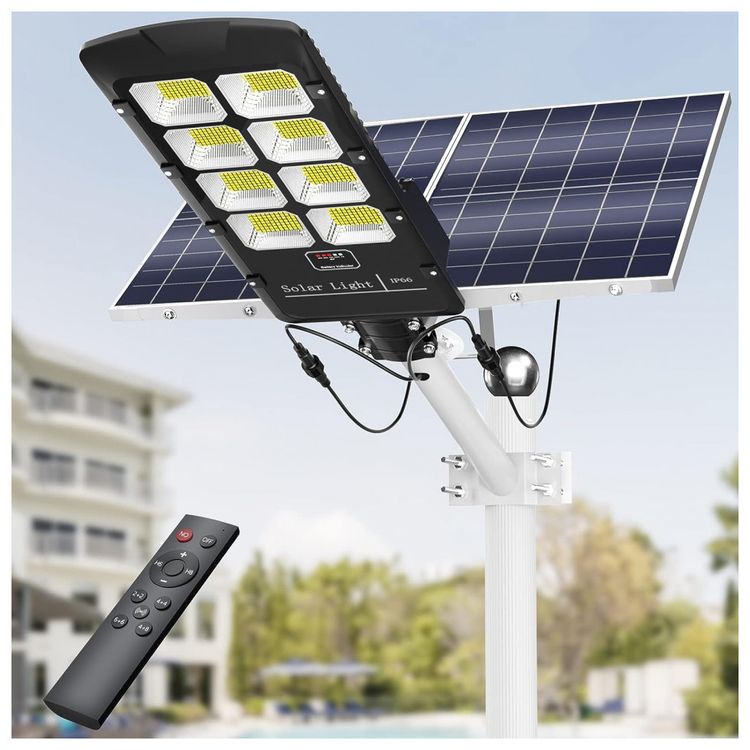 Luminaria-Solar-Externa-15000-Lumens-400W-6000K-com-Sensor-foto-0
