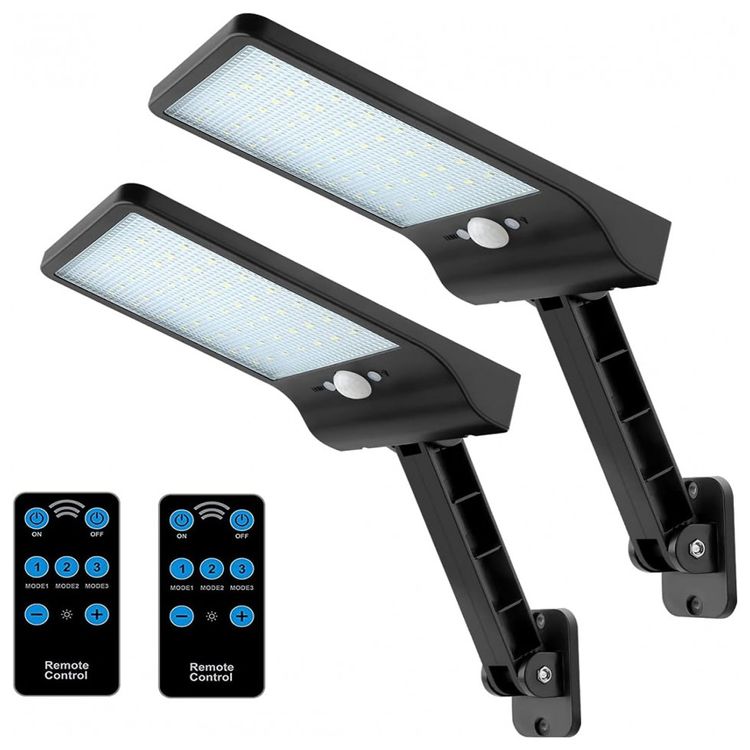 Luminaria-Solar-Externa-56-LED-com-3-Modos-de-Iluminacao-e-foto-0
