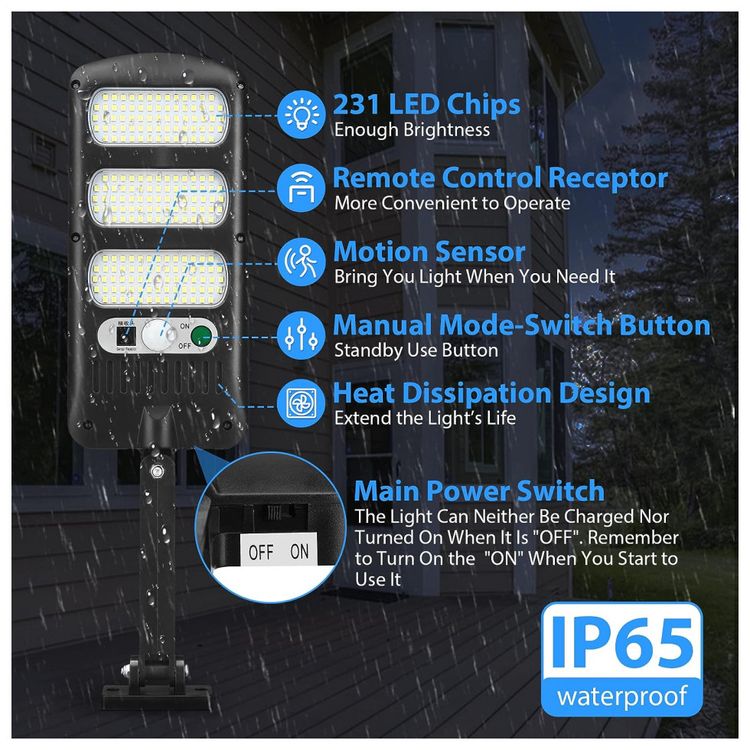 Luz-Solar-LED-Externa-1200-Lumens-6000K-a-Prova-d-com-Sensor-foto-2