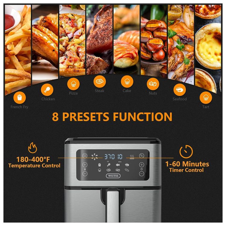Fritadeira-Eletrica-AirFryer-7.5L-com-Painel-Digital-e-Livro-foto-2