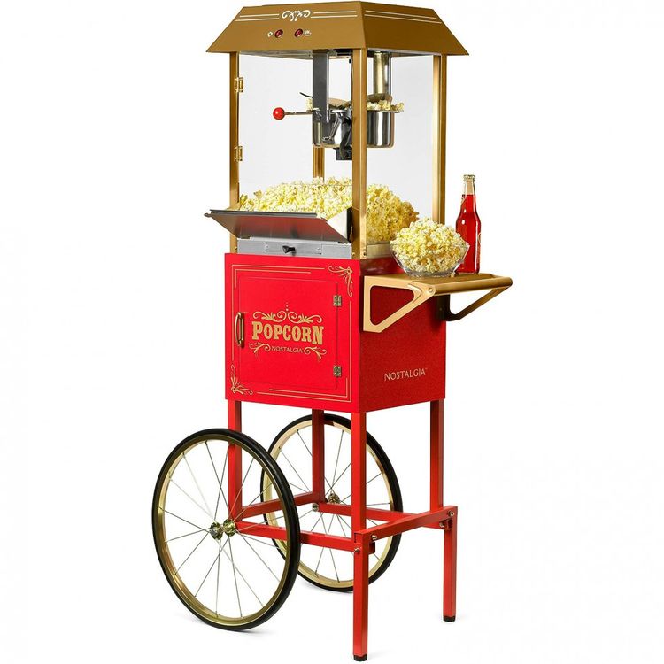 Nostalgia-Vintage-Pipoqueira-Eletrica-Portatil-9.6kg-em-Aco-foto-0