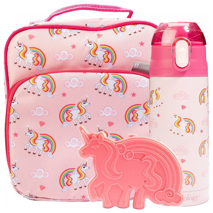 Unicornio-Lancheira-Infantil-com-Garrafa-de-Agua-em-Aco-foto-0