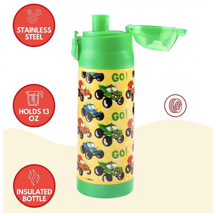 Bentology-Caminhao-Monstro-Lancheira-Infantil-com-Garrafa-de-foto-2