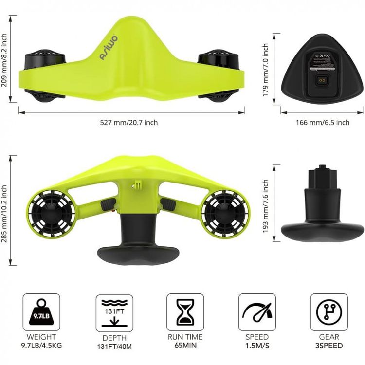 Scooter-de-Propulsor-Aquatico-com-Motor-Duplo-Mergulhe-de-foto-1