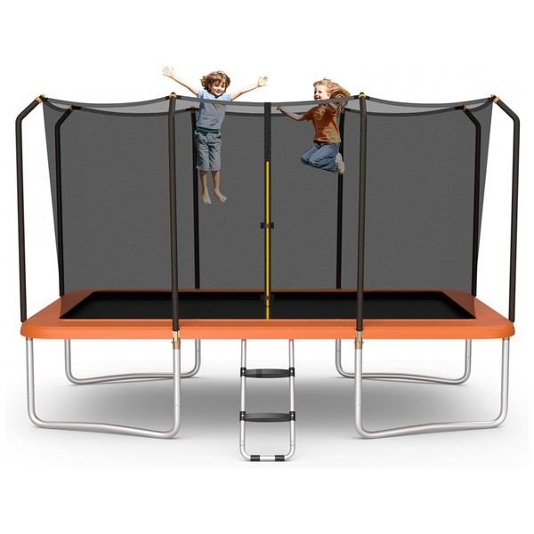 Trampolim-retangular-Goplus-8FT-x-14FT-trampolins-foto-0