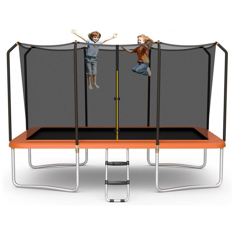 Trampolim-retangular-Goplus-8FT-x-14FT-trampolins-foto-0