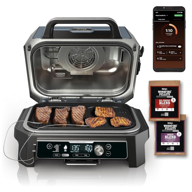 Grill-Eletrico-Defumador-Inteligente7-em-1-com-Bluetooth-e-foto-0