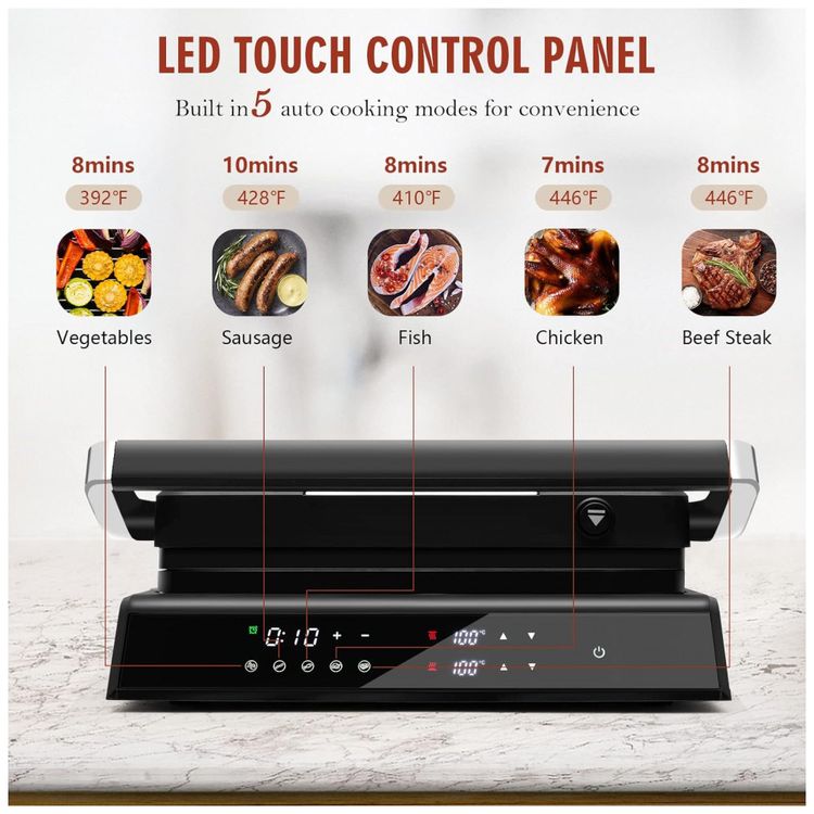 Grill-Eletrico-com-Placas-Antiaderentes-Bandeja-de-foto-3