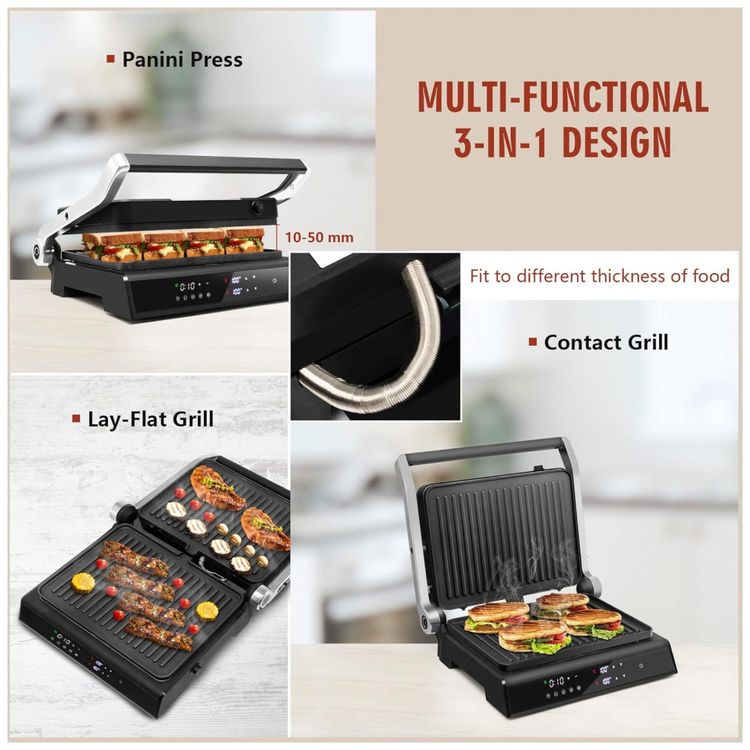 Grill-Eletrico-com-Placas-Antiaderentes-Bandeja-de-foto-4