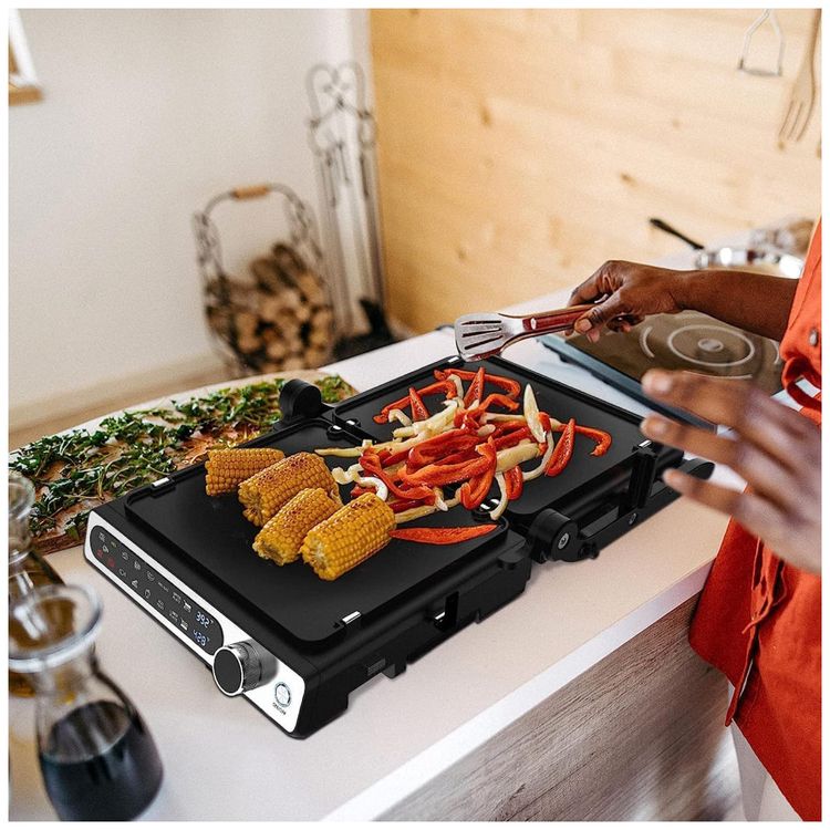 Grill-Eletrico-com-Tela-Digital-Controle-de-Temperatura-e-foto-4