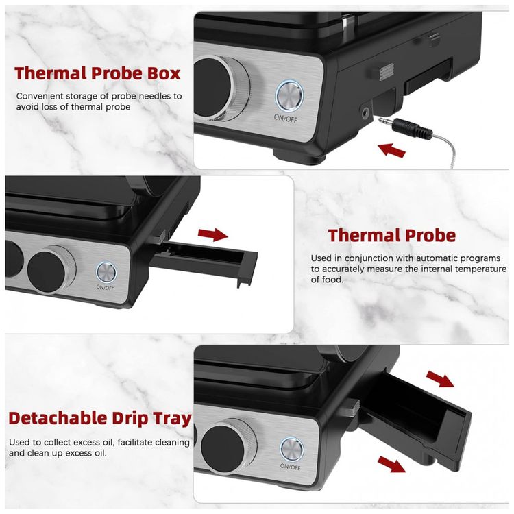 Grill-Eletrico-com-Tela-Digital-Controle-de-Temperatura-e-foto-5