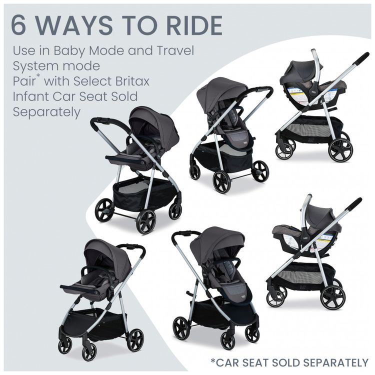 Carrinho-de-Bebe-para-Passeio-Modular-Britax-Grove-Cinza-foto-1