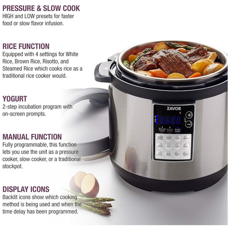 Panela-de-Pressao-Eletrica-4L-em-Aco-Inoxidavel-com-Painel-foto-1