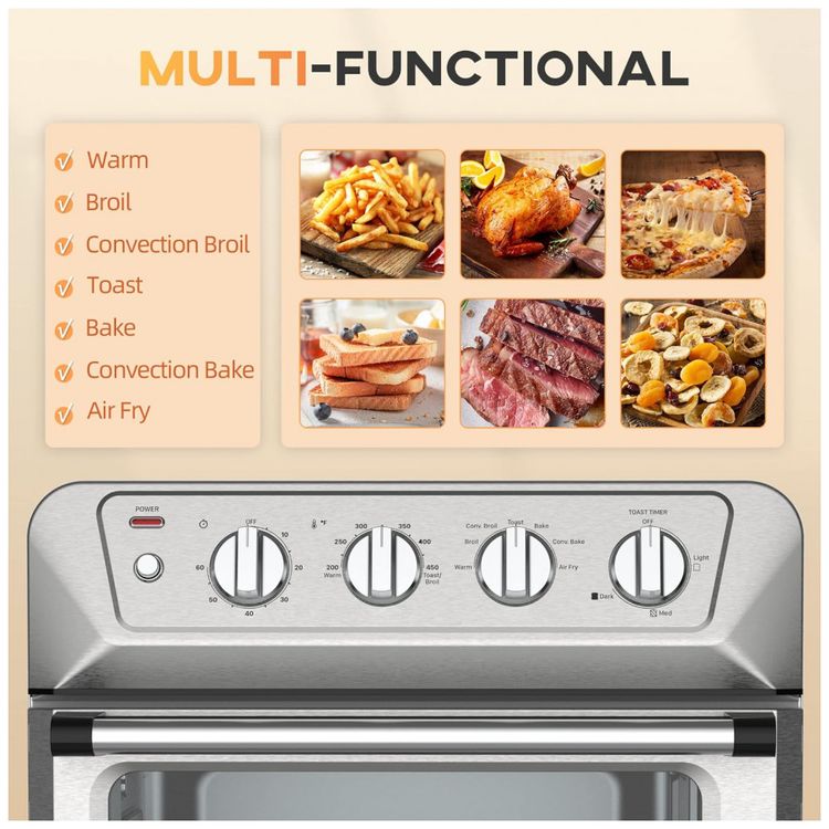 Forno-Eletrico-21-Litros-7-em-1-em-Aco-Inoxidavel-foto-3