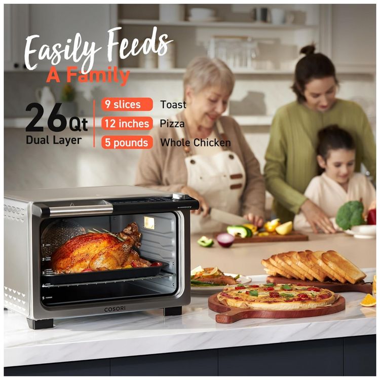 Forno-Eletrico-26-Litros-11-em-1-de-Ceramica-com-Elementos-foto-3
