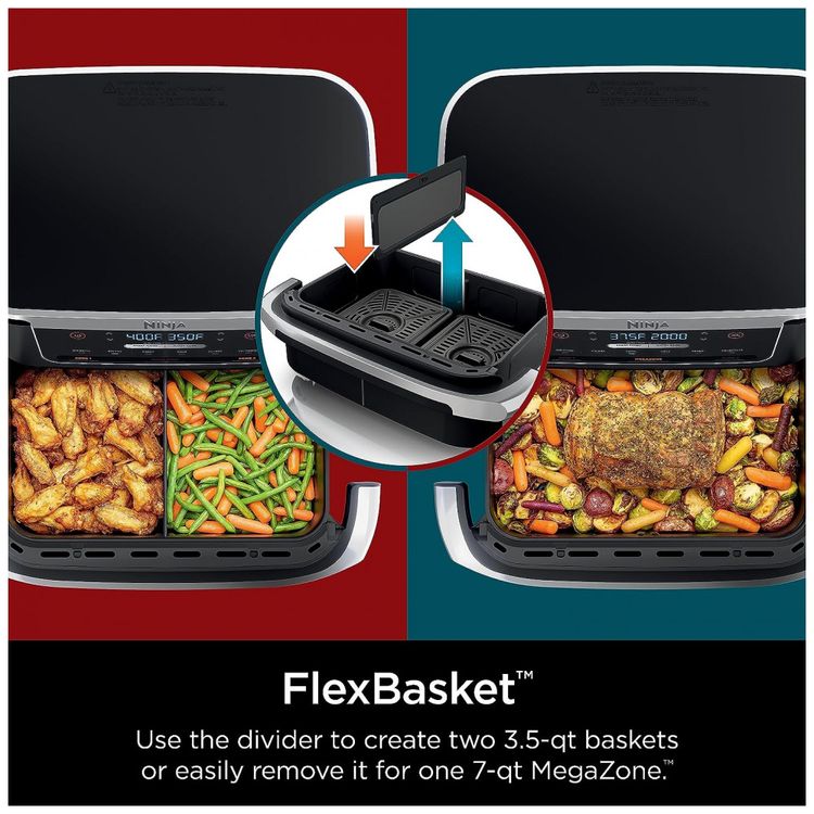 Fritadeira-Eletrica-Air-Fryer-6-em-1-7-Litros-com-Divisor-foto-1