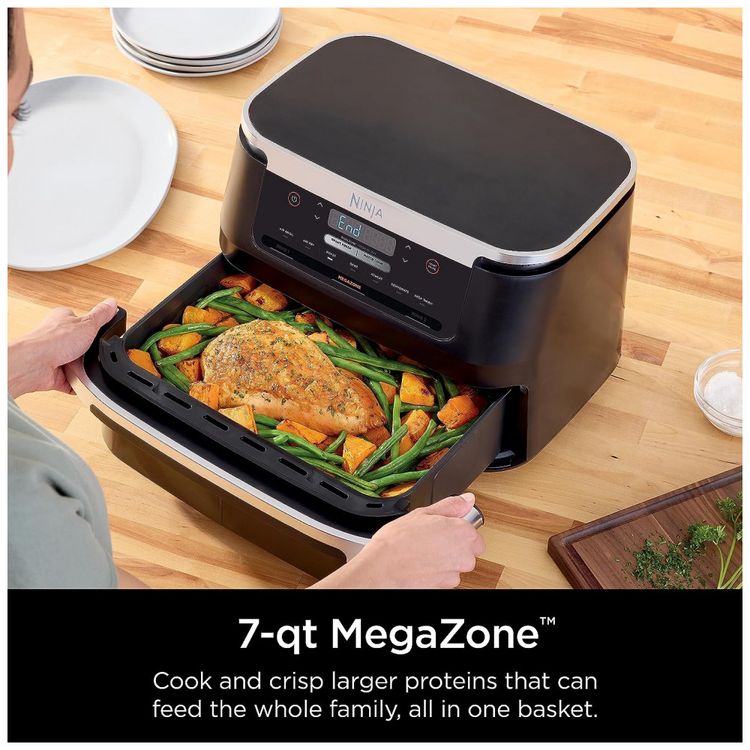 Fritadeira-Eletrica-Air-Fryer-6-em-1-7-Litros-com-Divisor-foto-2