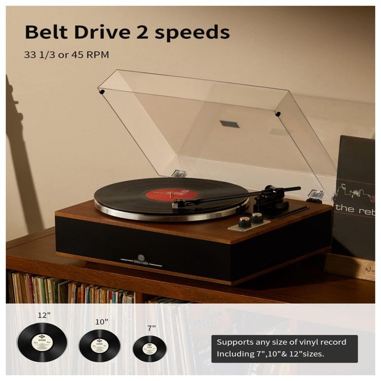 Vitrola-Toca-Discos-Retro-2-Velocidades-com-Bluetooth-e-Alto-foto-1