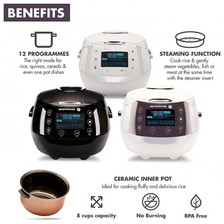 Panela-de-Arroz-Eletrica-1.9L-com-12-Predefinicoes-e-Tela-foto-1