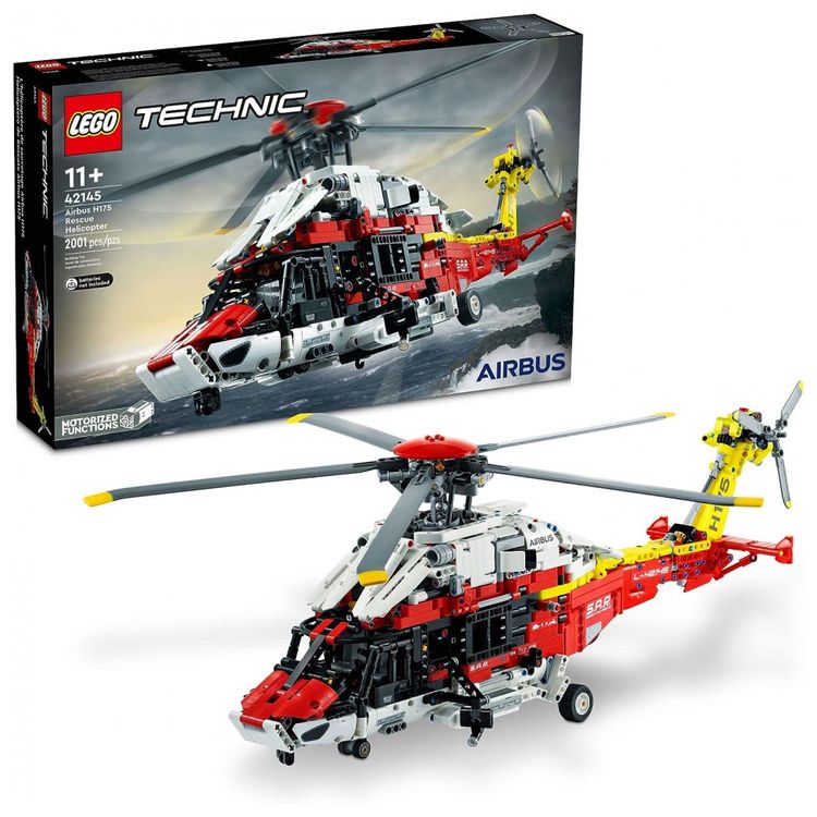 LEGO-Technic-Airbus-H175-Rescue-Helicopter-42145-Toy-foto-0