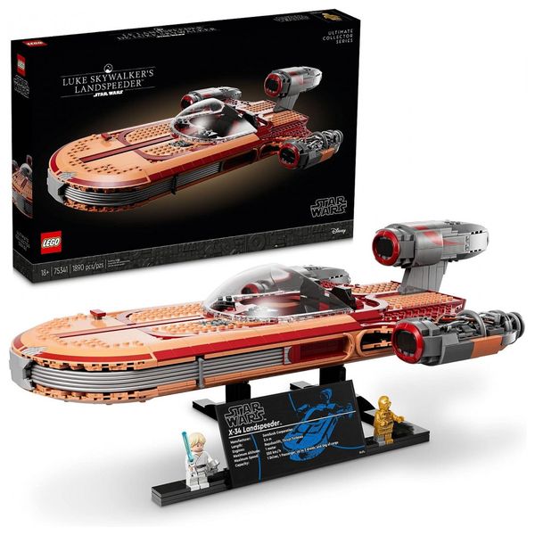 LEGO-Star-Wars-Luke-Skywalkers-Landspeeder-75341-Collectible-foto-0