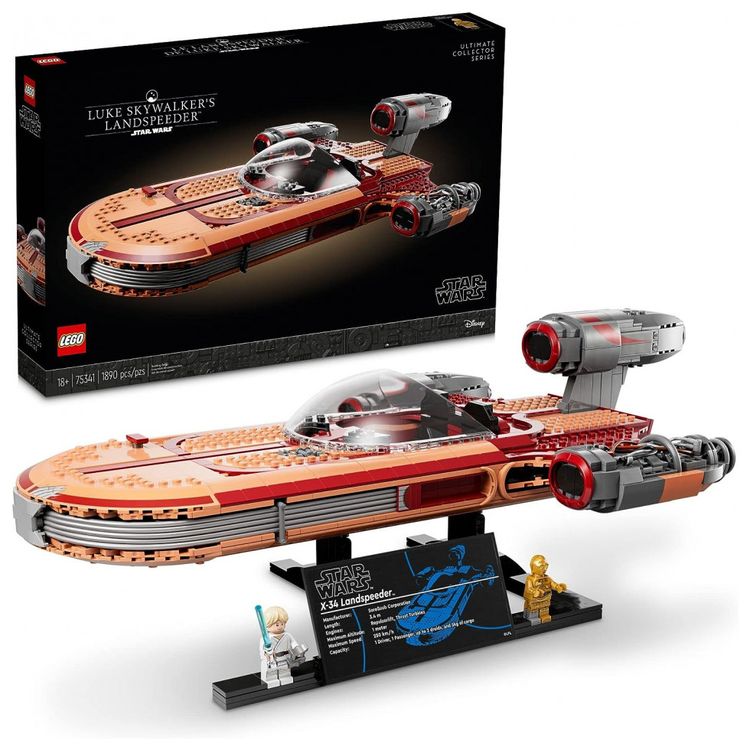LEGO-Star-Wars-Luke-Skywalkers-Landspeeder-75341-Collectible-foto-0