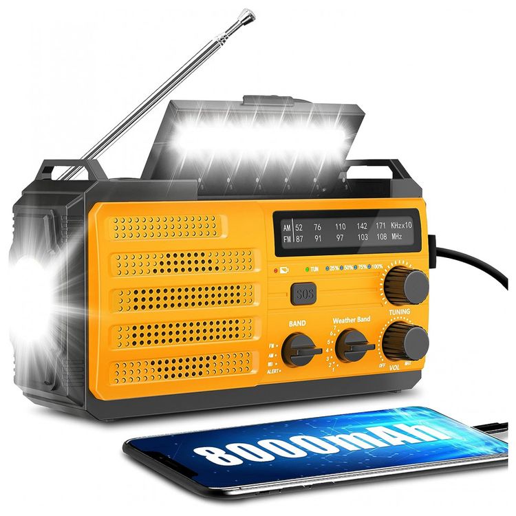 Radio-AM-FM-NOAA-Carregador-USB-para-Celular-Solar-foto-0
