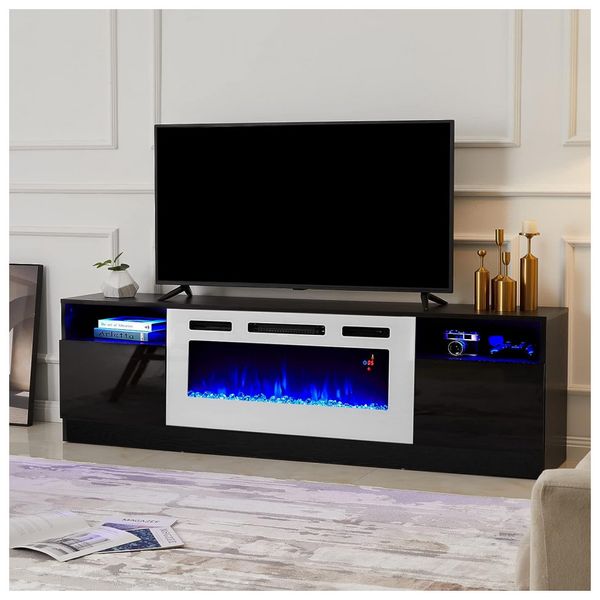 Amerlife-Fireplace-TV-Stand-with-36-Electric-Fireplace-LED-foto-0