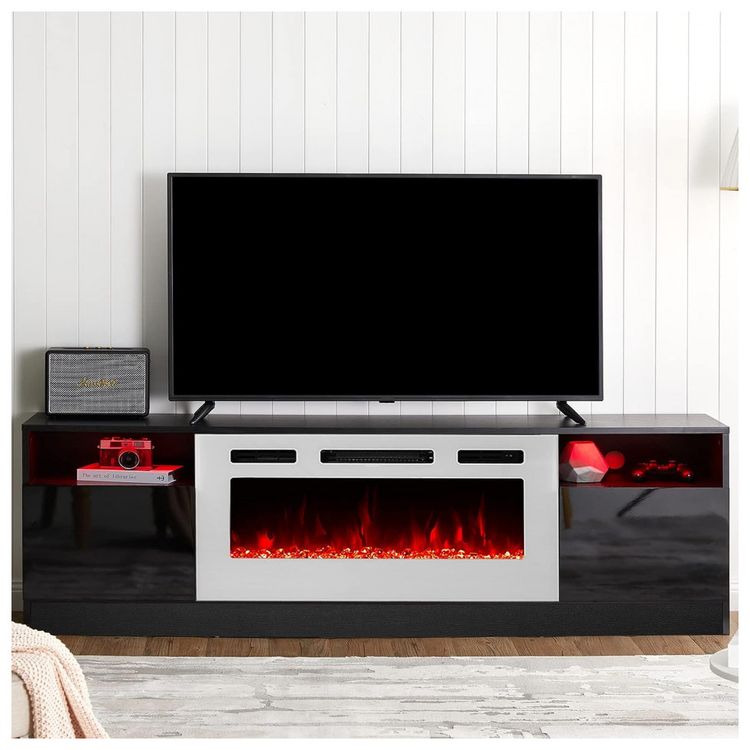 Amerlife-Fireplace-TV-Stand-with-36-Electric-Fireplace-LED-foto-1