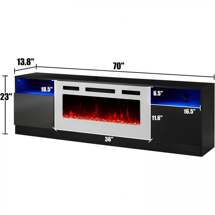 Amerlife-Fireplace-TV-Stand-with-36-Electric-Fireplace-LED-foto-5
