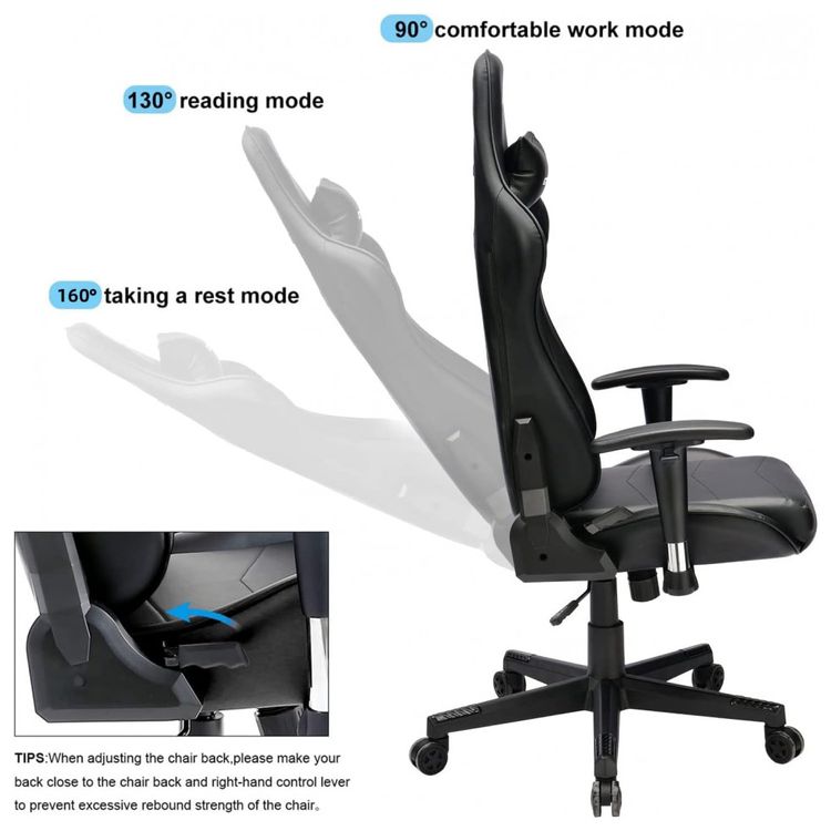 GTRACING-Gaming-Chair-Racing-Office-Computer-Ergonomic-Video-foto-4