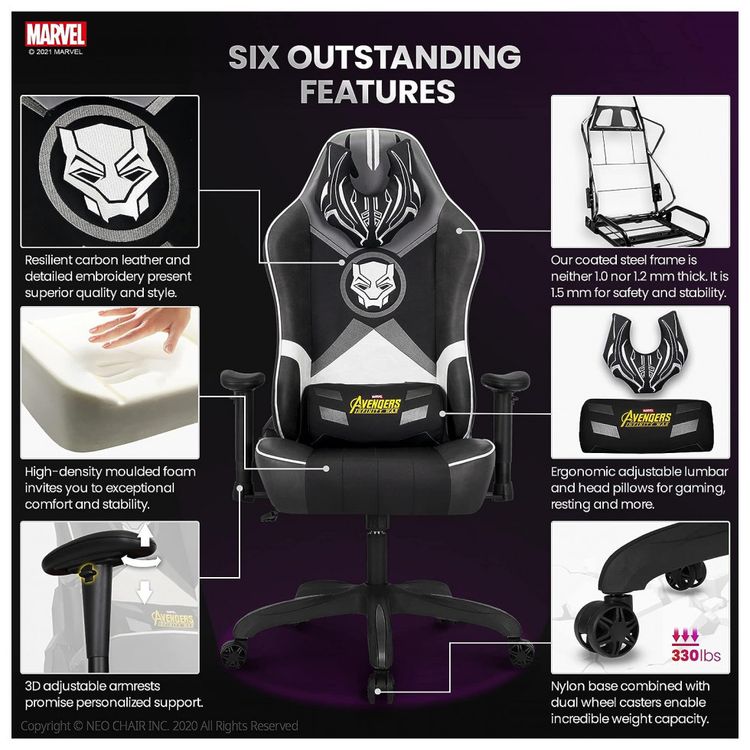 Marvel-Avengers-Gaming-Chair-Desk-Office-Computer-Racing-foto-2
