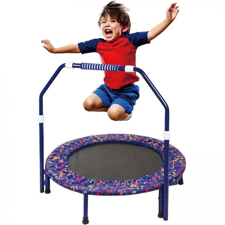 Enlitoys-Cama-Elastica-Infantil-com-Diametro-e-Corrimao-foto-0