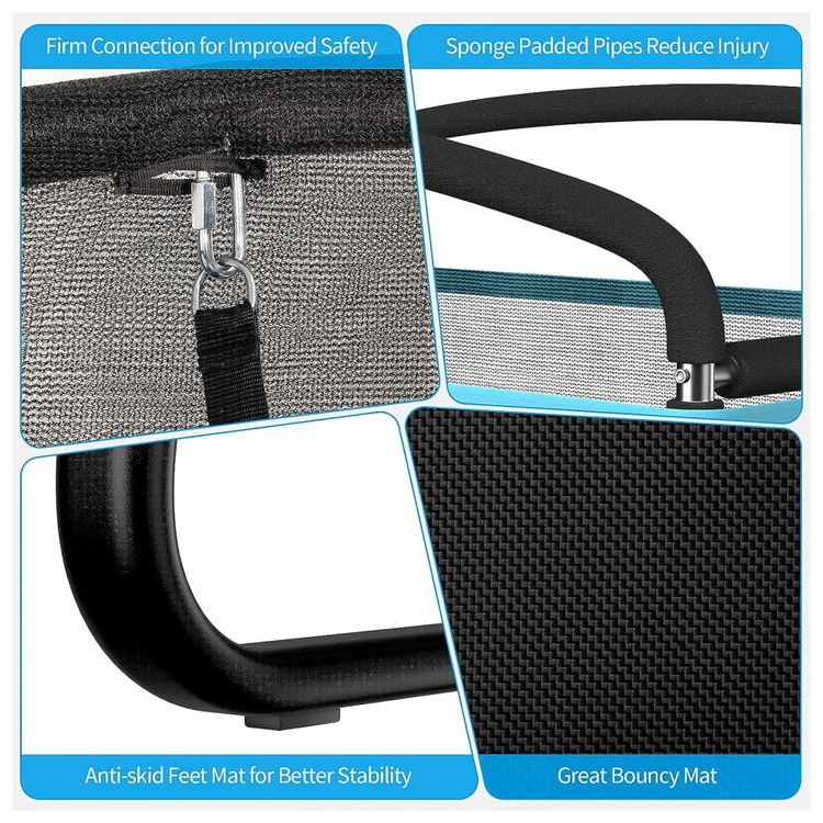 GYMAX-Cama-Elastica-Infantil-com-Diametro--Rede-de-Protecao-foto-5