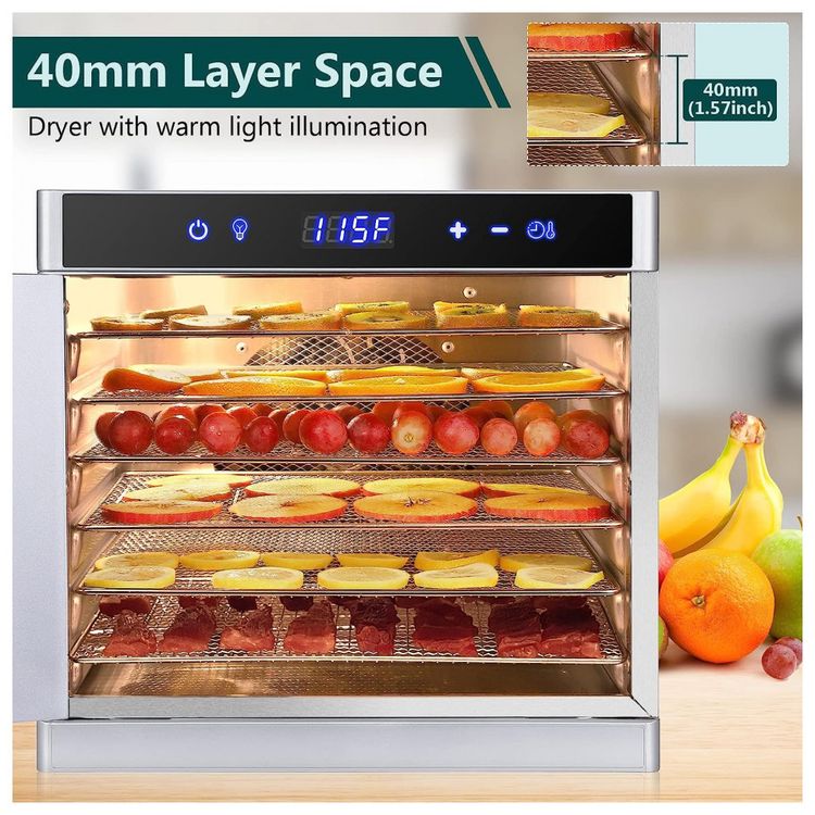 Maquina-Desidratadora-de-Alimentos-com-8-Bandejas-e-Controle-foto-1