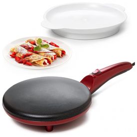 Maquina-de-Crepe-Eletrica-antiaderente-de-Aco-inoxidavel-foto-0