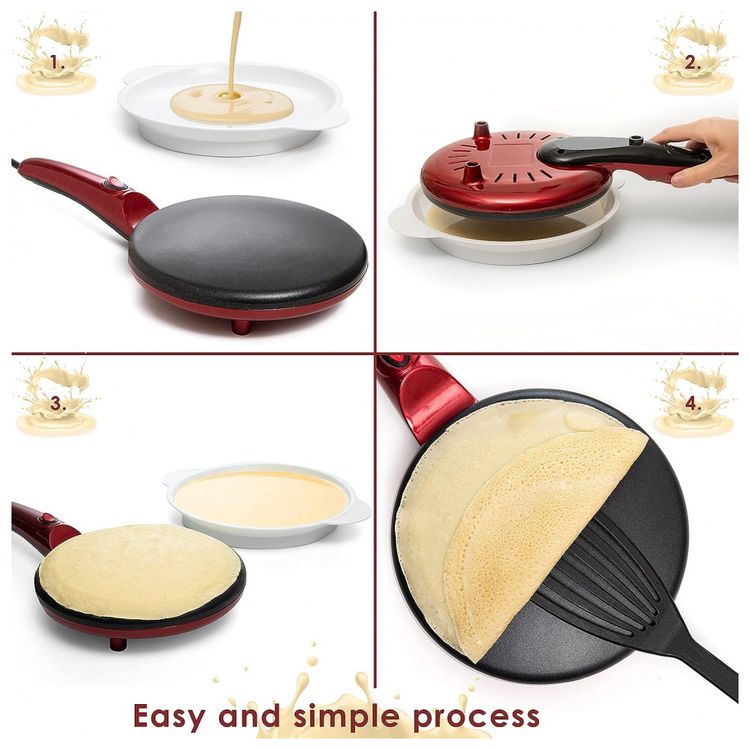 Maquina-de-Crepe-Eletrica-antiaderente-de-Aco-inoxidavel-foto-3