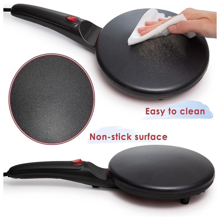 Moss-Stone-Maquina-de-Crepe-Eletrica-antiaderente-de-Aco-foto-1