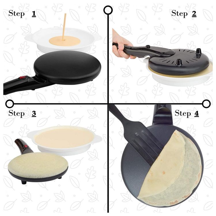 Moss-Stone-Maquina-de-Crepe-Eletrica-antiaderente-de-Aco-foto-2