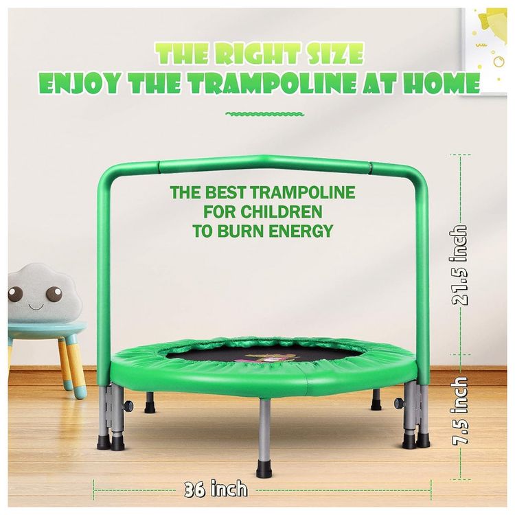 BCAN-Cama-Elastica-Infantil-para-ate-100-kg-Verde-foto-2