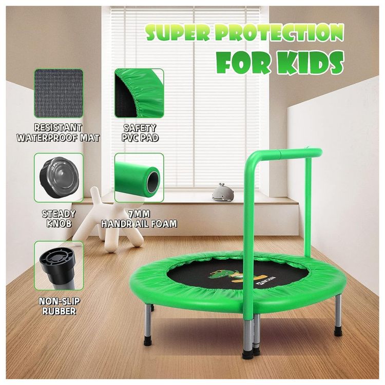 BCAN-Cama-Elastica-Infantil-para-ate-100-kg-Verde-foto-3