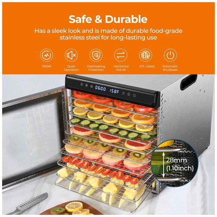 Desidratador-de-Alimentos-com-10-Bandejas-Controle-de-foto-4