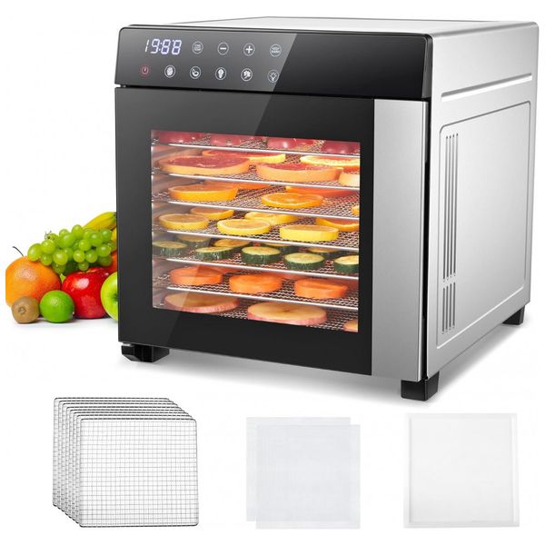 Desidratador-de-Alimentos-com-8-Bandejas-Aco-Inoxidavel-foto-0