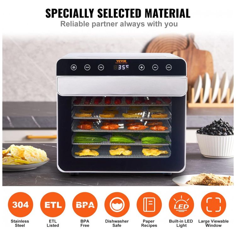 Desidratador-de-Alimentos-com-6-Bandejas-Aco-Inoxidavel-foto-2