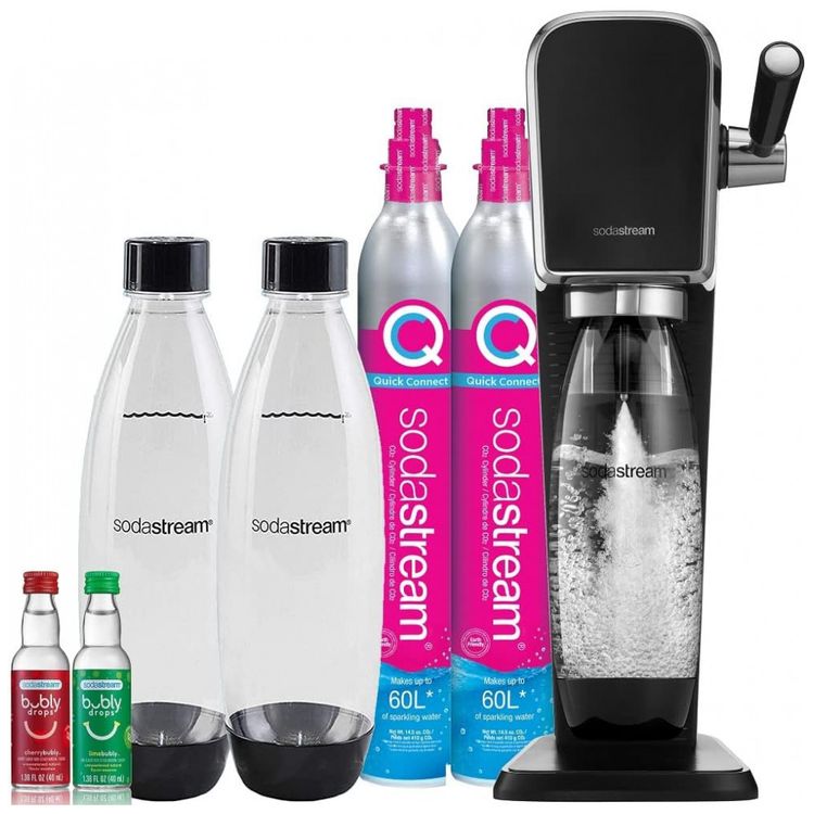 Maquina-Para-Gaseificar-Agua-com-CO2-Garrafas-DWS-e-Sabores-foto-0